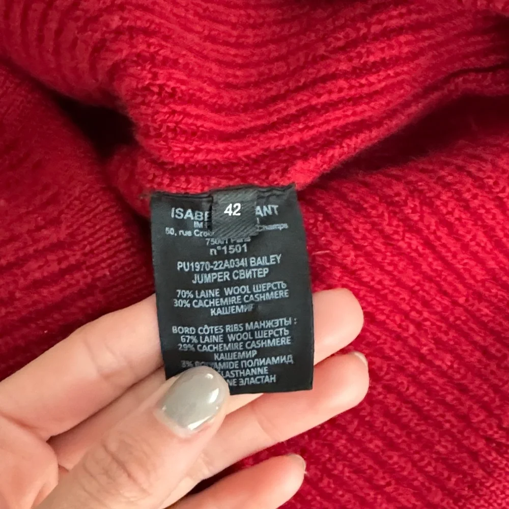 Isabel Marant Cashmere Khaite inspired sweater - Picture 3 of 4